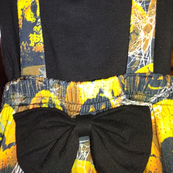 🎃 ABSOLUTELY GORGEOUS HALLOWS EVE/ HALLOWEEN DAY SUSPENDED SKIRT SET 2T/3T🎃 - Picture 6 of 10